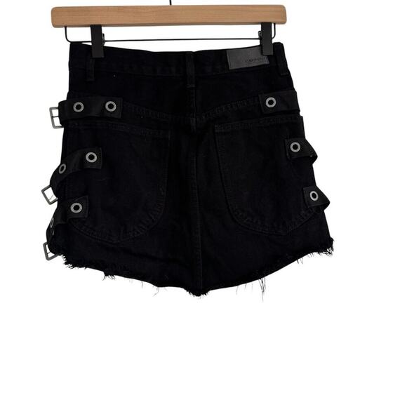 Carmar Beatrice side buckle bondage zip front mall goth skirt size 26 - Picture 4 of 9